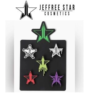 Jeffree Star Logo Croc Charms Set Of 5 Limited Edition